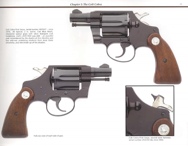 7 Serpents Colt's Snake Guns Reference Cobra Viper Python Diamondback