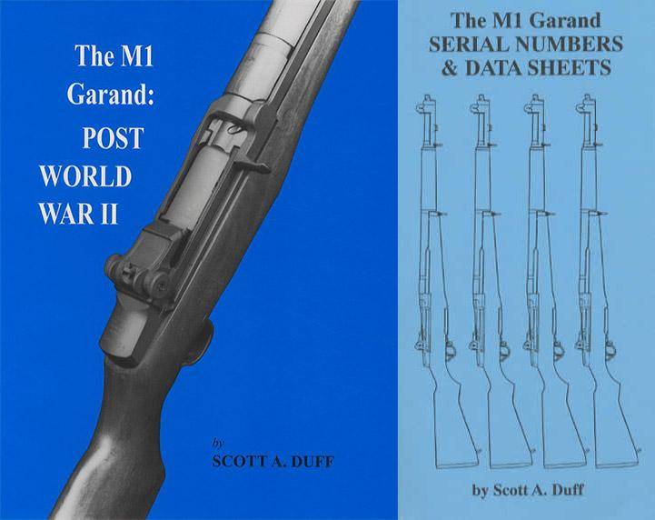 2 BOOK SET M1 Garand Post WWII Vol 2 + M1 Garand Serial Numbers & Data Sheets